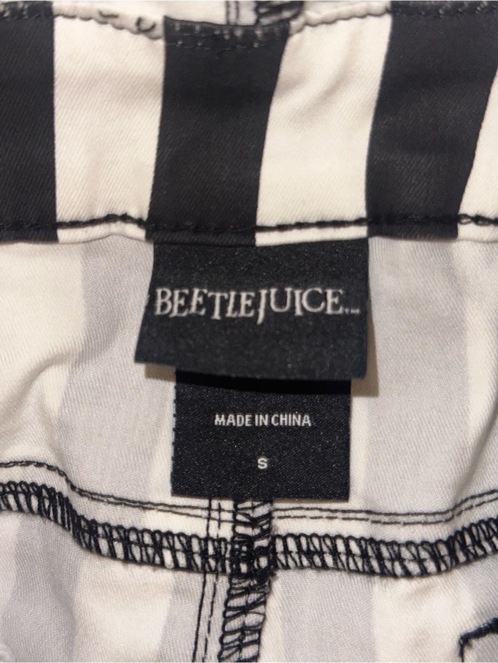 Beetlejuice Stripe Shortalls - Picture 3 of 3